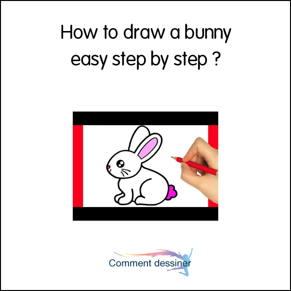 How to draw a bunny easy step by step